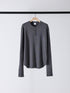 【 予約:10月上旬 】HENRY NECK LONG TEE /Y254-81110